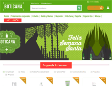 Tablet Screenshot of boticana.es